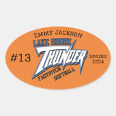 Lake Shore Fast Pitch Sticker (Voorkant)