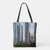 Lake Shore Park Painterly Tote Bag (Achterkant)