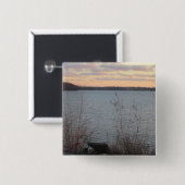 Lake Shore Sunset Button (Voorkant /achterkant)