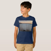 Lake Shore Sunset Kinder Dark T-Shirt (Voorkant volledig)