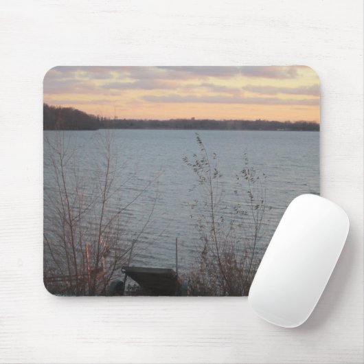 Lake Shore Sunset Mousepad Muismat (Met muis)