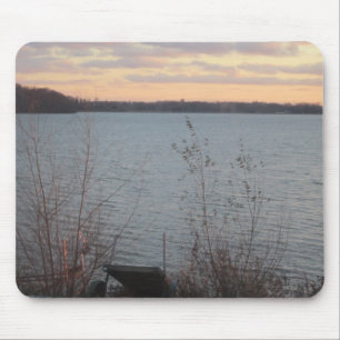 Lake Shore Sunset Mousepad Muismat