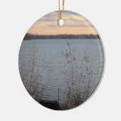 Lake Shore Sunset Ornament (Links)