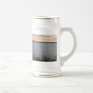 Lake Shore Sunset Stein Bierpul