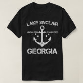 LAKE SINCLAIR GEORGIA Funny Vissen Camping Summer T-shirt (Design voorkant)