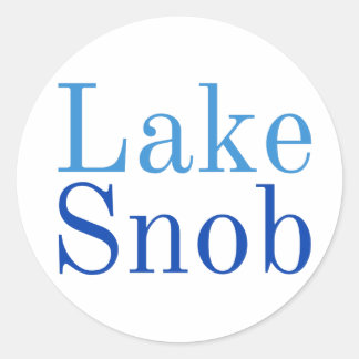Lake Snob Sticker — plezier & strand