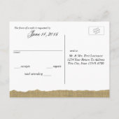 Lake Stream Natuur Fotografie RSVP Uitnodiging Briefkaart (Achterkant)