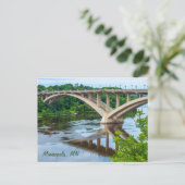 Lake Street Bridge, Minneapolis, MN briefkaart (Staand voorkant)