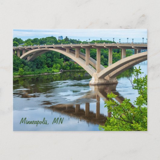 Lake Street Bridge, Minneapolis, MN briefkaart (Voorkant)