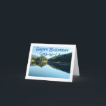 LAKE STYLE "HAPPY BIRTHDAY SON-IN-LAW" KAART<br><div class="desc">NICE DAGEN OP DE LAK EN BEDANKT VOOR OPSLAG DOOR EEN VAN MIJN ACHT STORES~~</div>