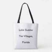 Lake Sumter The Villages Florida Canvas tas (Achterkant)