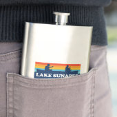 Lake Sunapee New Hampshire Canoe Flacon (Voorbeeld)