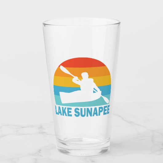 Lake Sunapee New Hampshire Kayak Glas (Voorkant)