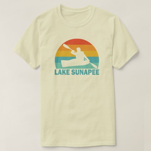 Lake Sunapee New Hampshire Kayak T-shirt (Design voorkant)