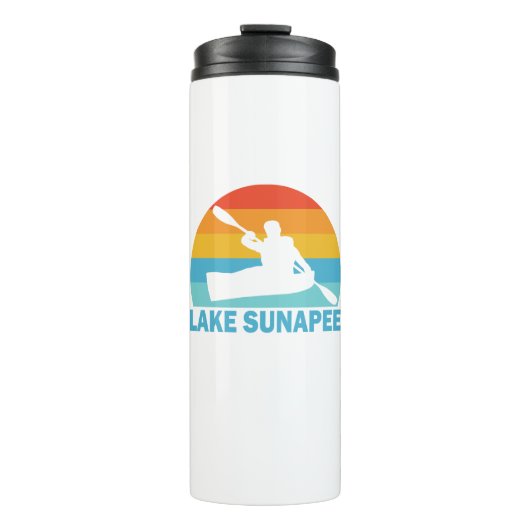 Lake Sunapee New Hampshire Kayak Thermosbeker (Voorkant)
