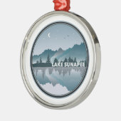 Lake Sunapee New Hampshire Reflection Metalen Ornament (Links)