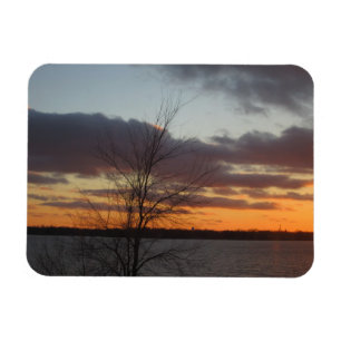 Lake Sunset Flexible Magnet Magneet