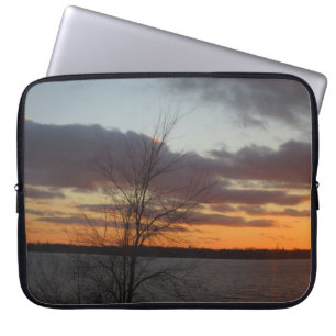 Lake Sunset-laptophoes Laptop Sleeve