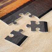Lake Sunset Puzzle Legpuzzel (Zijkant)
