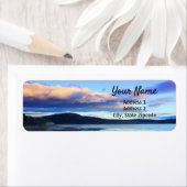 Lake Sunset Return Label (Insitu)