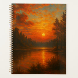 Lake Sunset - Zachte focus Planner