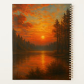 Lake Sunset - Zachte focus Planner (Achterkant)