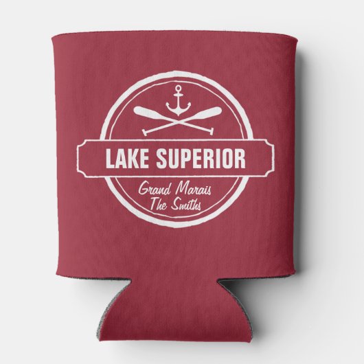 Lake Superior, aangepaste stad, naam, anker, pedde Blikjeskoeler (Achterkant)