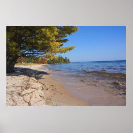 Lake Superior, Brunette Park in de herfst Poster