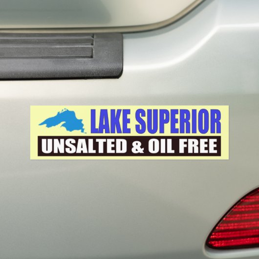LAKE SUPERIOR BUMPERSTICKER (Op auto)