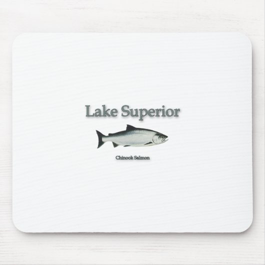Lake Superior Chinook (King) Salmon Muismat (Voorkant)