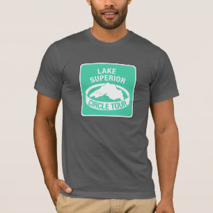 Lake Superior Circle Tour, Traffic Sign, VS T-shirt