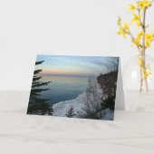 Lake Superior Cliffs, Michigan's Upper Peninsula Kaart (Gele Bloem)