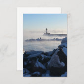 Lake Superior Duluth Vuurtoren Notecard Bedankkaart (Voorkant / Achterkant)