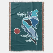 Lake Superior Grote Meren Gooi Deken (Voorkant Verticaal)