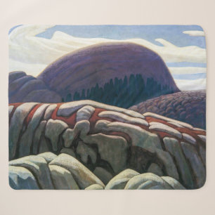 Lake Superior Hill Lawren Harris Sherpa Deken