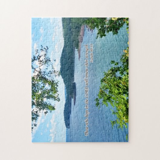 Lake Superior met de Schrift Legpuzzel (Verticaal)