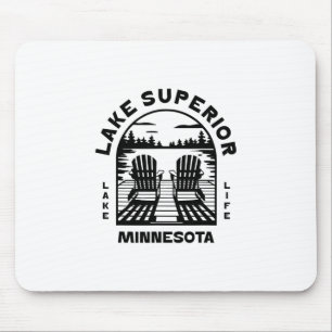 Lake Superior Minnesota Buitenleven Vintage 1 Muismat