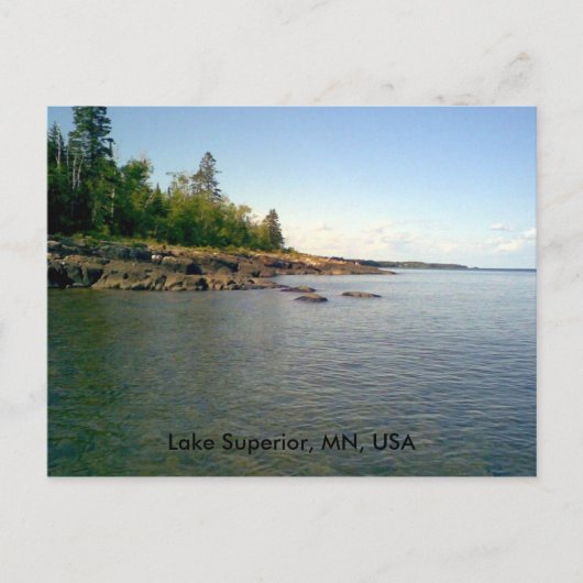 Lake Superior, MN, VS-briefkaart Briefkaart (Voorkant)