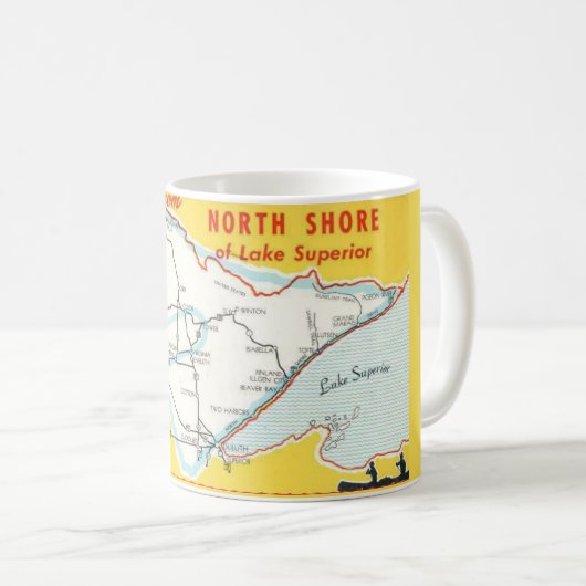 Lake Superior - Noordelijke Oever Mok (Voorkant rechts)