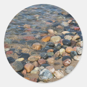 Lake Superior-rotsen Ronde Sticker
