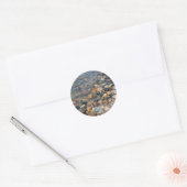 Lake Superior-rotsen Ronde Sticker (Envelop)