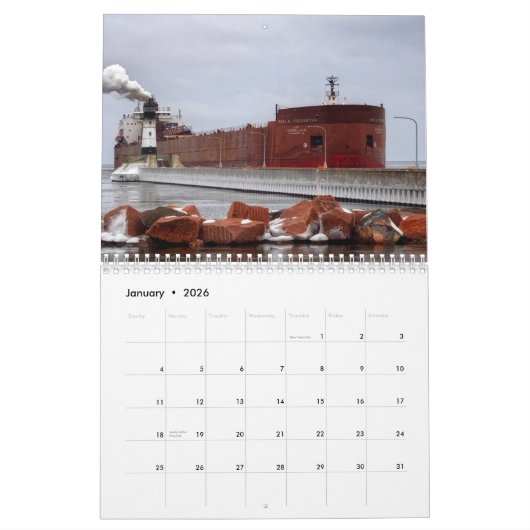 Lake Superior Scheepskalender Kalender (Jan 2026)