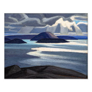 Lake Superior-schets Lawren Harris Foto Afdruk