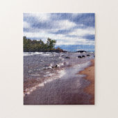 Lake Superior Shoreline Legpuzzel (Verticaal)