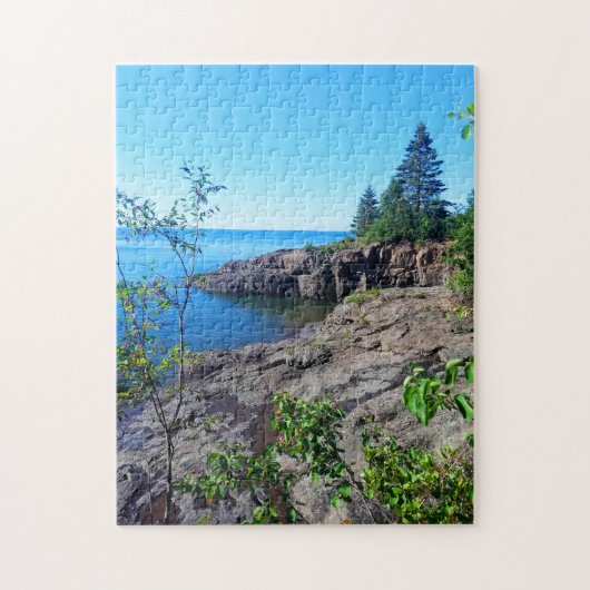 Lake Superior Shoreline Legpuzzel (Verticaal)
