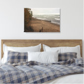 Lake Superior Storm Canvas Afdruk (Insitu (Slaapkamer))