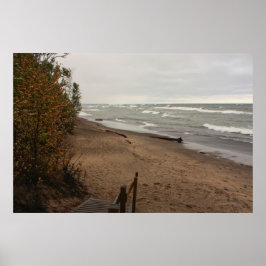 Lake Superior Storm Poster