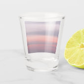 Lake Superior Sunrise Foto Duluth Minnesota Shot Glas (Achterkant)