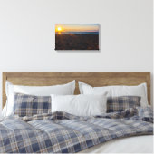 Lake Superior Sunset, Ontonagon, Michigan Canvas Afdruk (Insitu (Slaapkamer))