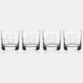 Lake Superior Vuurtorenbril Whisky Glas (Achterkant)